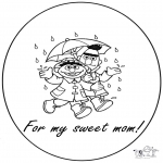 Disegni da colorare Temi - Per una mamma speciale