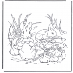 Disegni da colorare Vari temi - Peter Rabbit 1