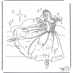 Disegni da colorare Vari temi - Principessa ballerina