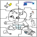 Disegni da colorare Temi - Puzzle di bambino 2