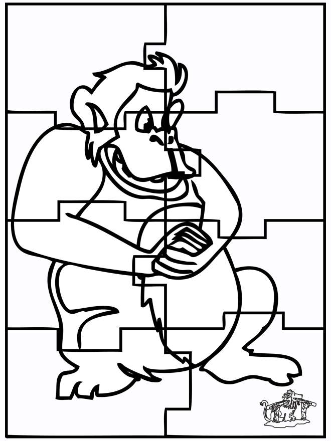 Puzzle - scimmia - Puzzle