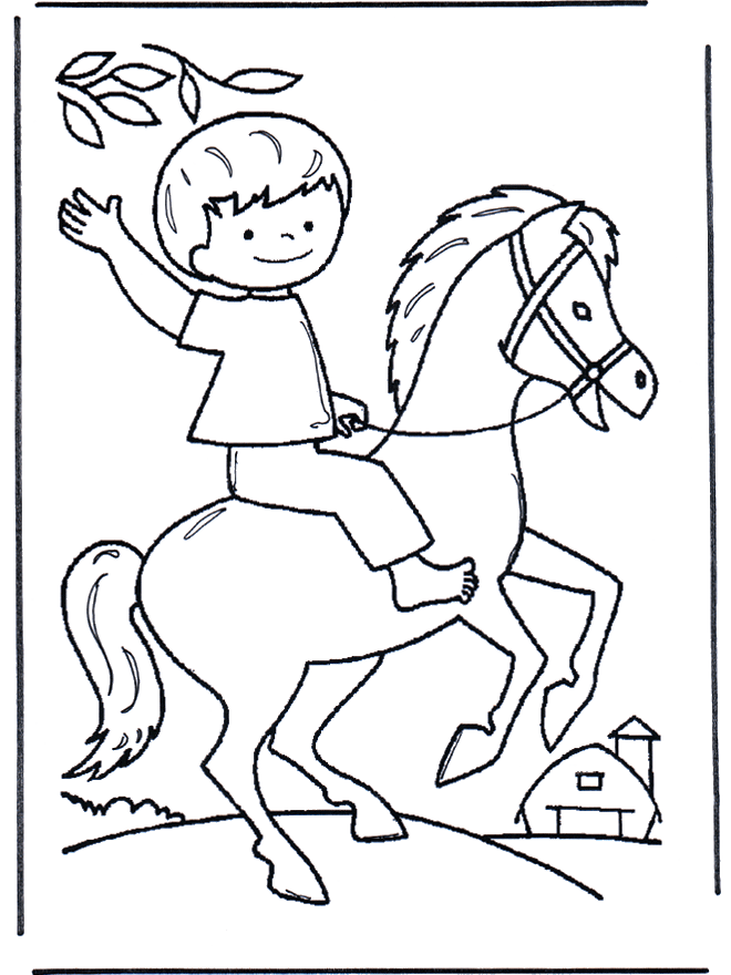 Ragazzino a cavallo - Bambini