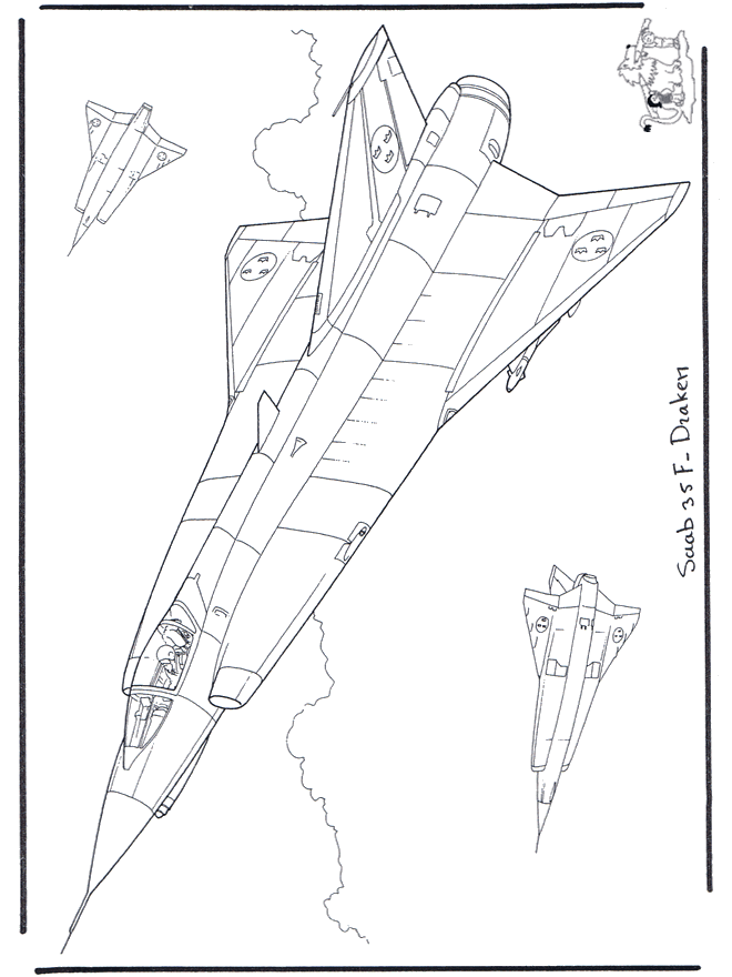 Saab J 35 F Draken - Aerei