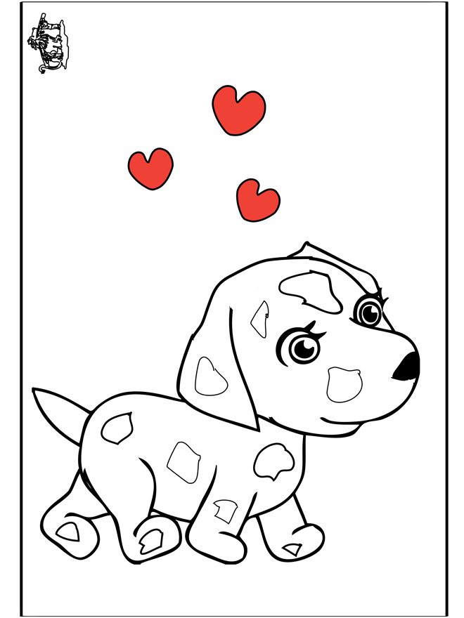 Saint-Valentin - Cane - Giorno di San Valentino