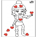 Disegni da colorare Temi - San Valentino 14