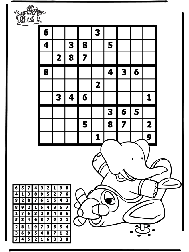Sudoku Aereo - Puzzle