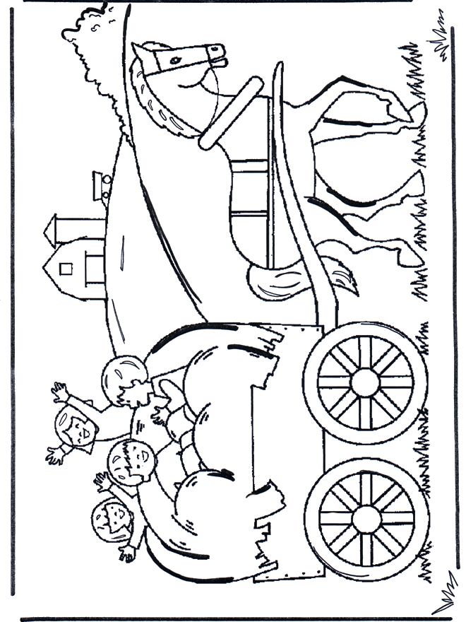 Sul carro da fieno - Bambini