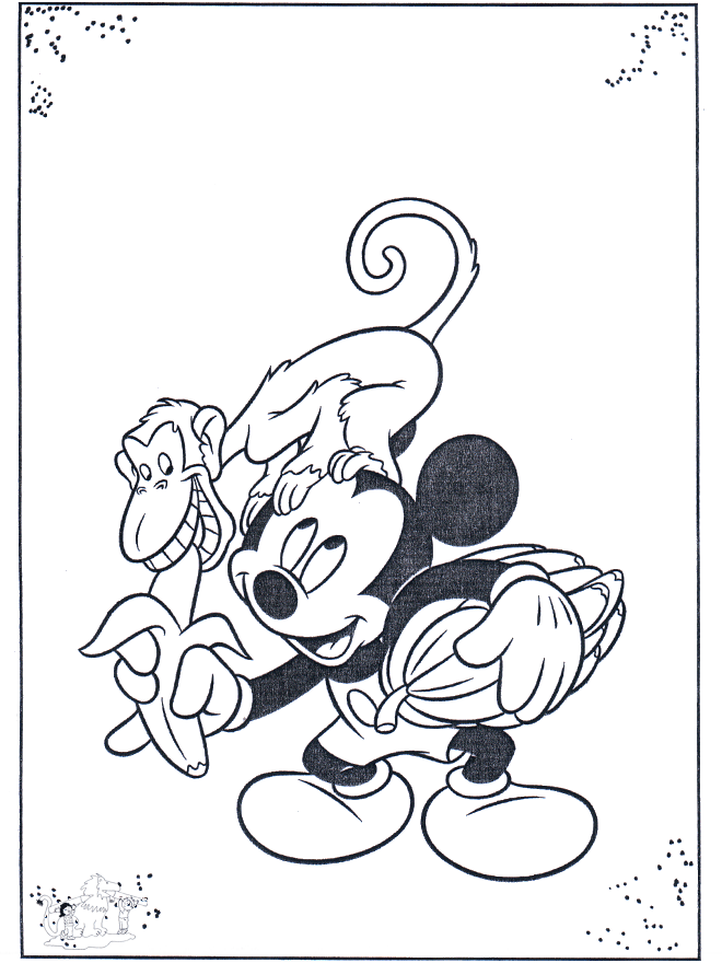 Topolino e la scimmia - Disney