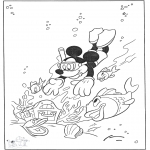 Personaggi di fumetti - Topolino nellacqua