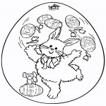 Disegni da colorare Temi - Uovo di Pasqua 7