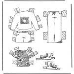 Lavori manuali - Vestiti per pupazzo da vestire 5
