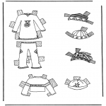 Lavori manuali - Vestiti per pupazzo da vestire 7