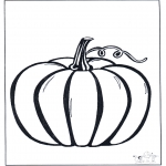 Disegni da colorare Vari temi - Zucca 3